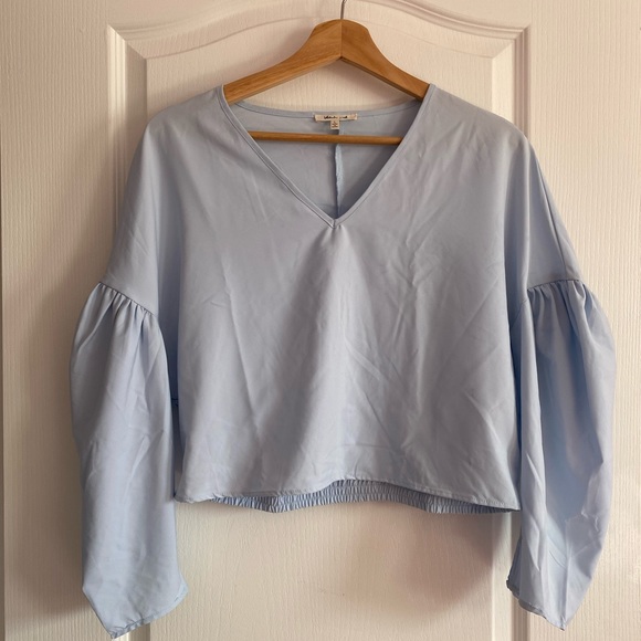 bleuh ciel Tops - Bleuh Ciel Light Blue Long Sleeve